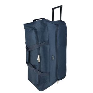 DUB XXL Sac de voyage Bleu foncé avec fonction trolley 3 roues 160 LITRE  85x43x44cm