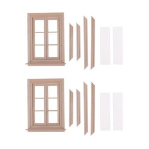 MAISON POUPÉE MAISON - ACCESSOIRE MAISON POUPEE Fenêtre miniature de maison de poupée