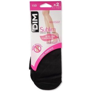 Lot De 4 Paires Mi-Bas 15 Deniers - Noir Taille Unique - Femme Jacqueline