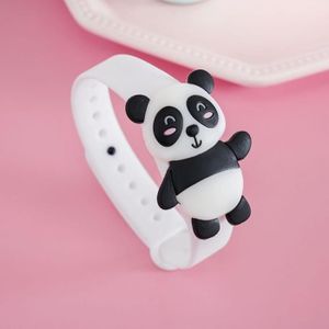 RÉPULSIF - ATTRACTIF Panda -Bracelet Anti moustique en Silicone pour en
