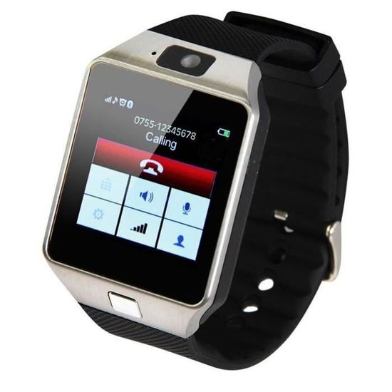 Bluetooth montre Smart Watch Phone DZ09 support de la carte SIM de