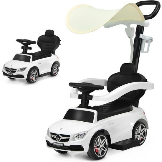 Trotteur Bebe Fille Porteur Enfant Mercedes Classe G Avec Klaxon
