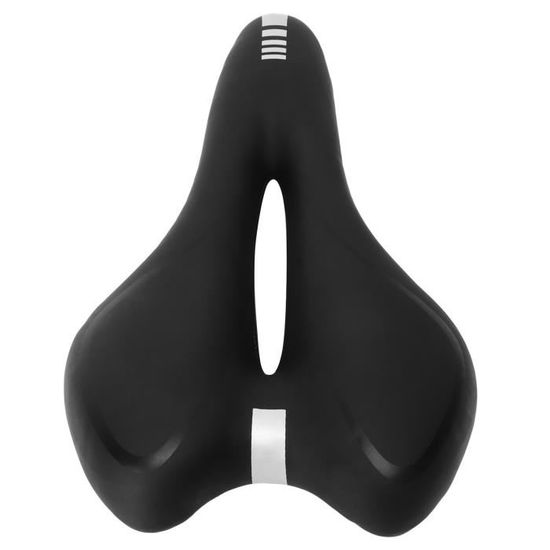 Selle De Vélo MTB / Route – Creuse Respirante – Noire – Neuf (petit Défaut)