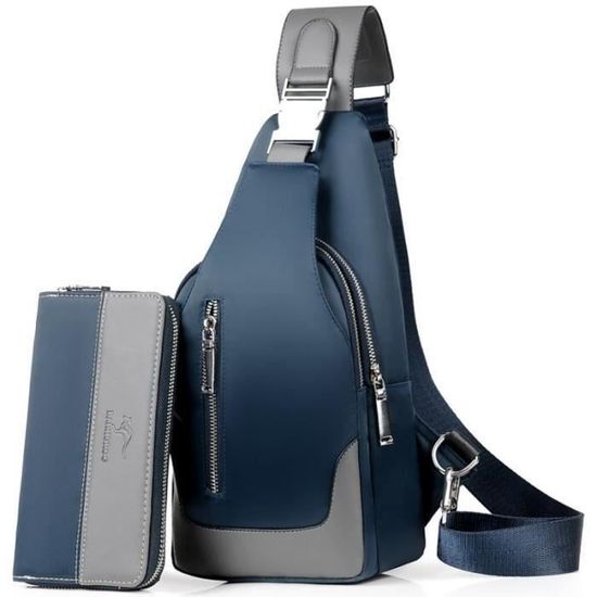 Sac Bandoulière étanche OZUKO - Avec Port USB Pour Charge Externe, Neuf Avec étiquettes, Unisexe