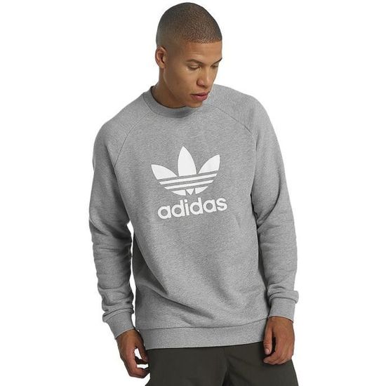 Pull adidas homme gris outlet