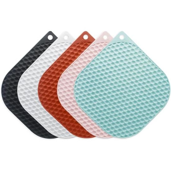 WHJSHOP Lot De 4 Maniques Et Maniques Isolantes Anti-brûlures Et