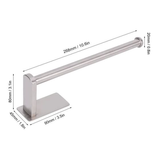 Porte-papier Toilette Double Pivotant En Acier Inox 304 – Blanc, Pour Salle De Bain, RV, Camping-car