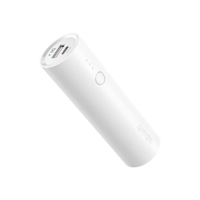 Anker PowerCore 5000 Banque d'alimentation 5000 mAh 2 A (USB) blanc