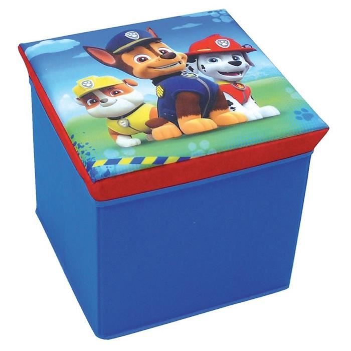 Fun House Pat Patrouille tabouret de rangement pour enfant