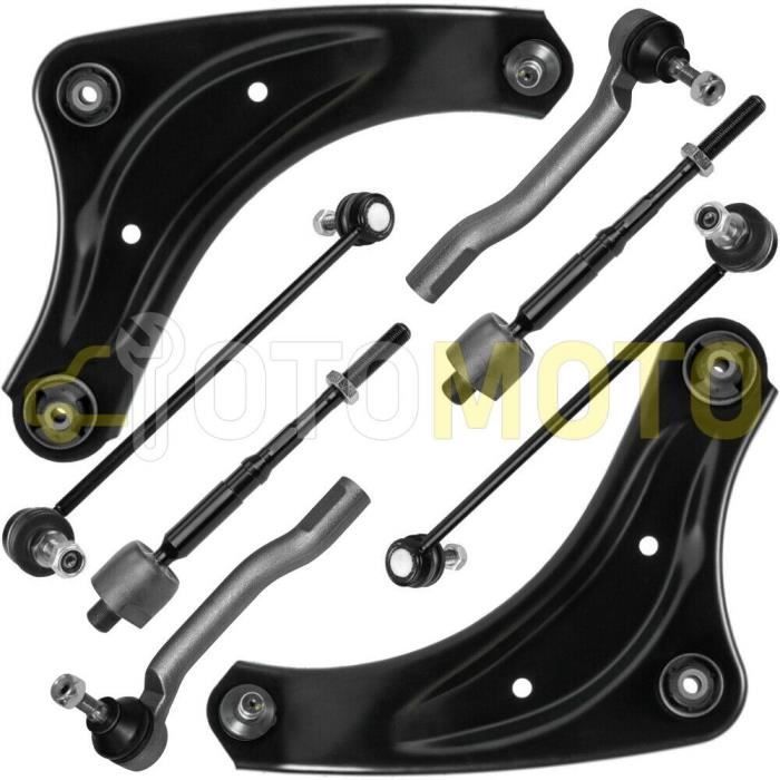 Kit bras de suspension avant compatible NISSAN JUKE F15 composé de 8 pièces