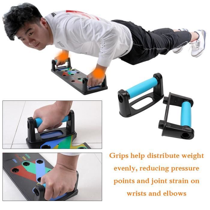 barre pour traction -9 en 1 pousser le panneau d'entraînement de support ABS entraîneur de musc...- Modèle: violet - ZOAMFWZDA08972
