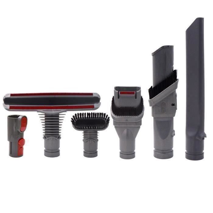 Brosse Et Accessoire D’Aspirateur pour suceur plat Dyson V10 V8 V7 SV10 SV11 V6 (6 en 1)
