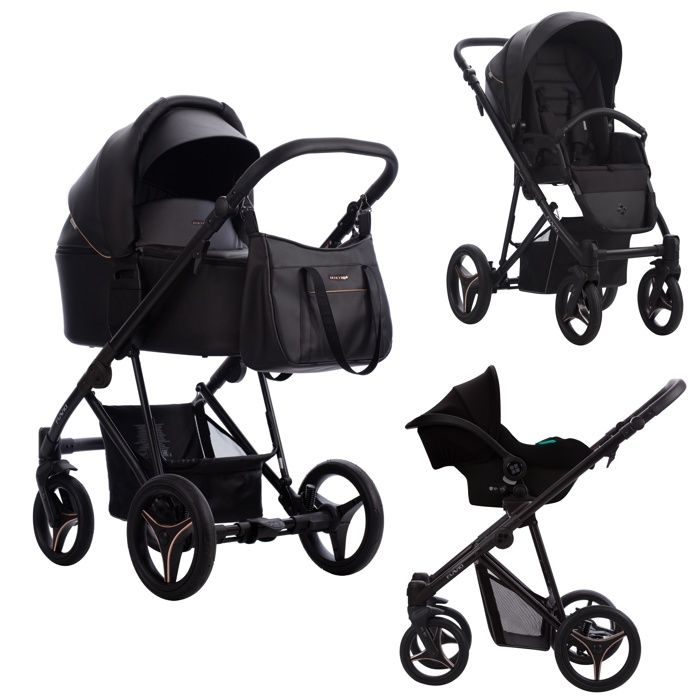 Poussette 3 en 1 Bébé Combinée Siège-Auto Nacelle Haute Réversible Réglable  Trio Yoyo Canne Roues increvables Haute Qualité