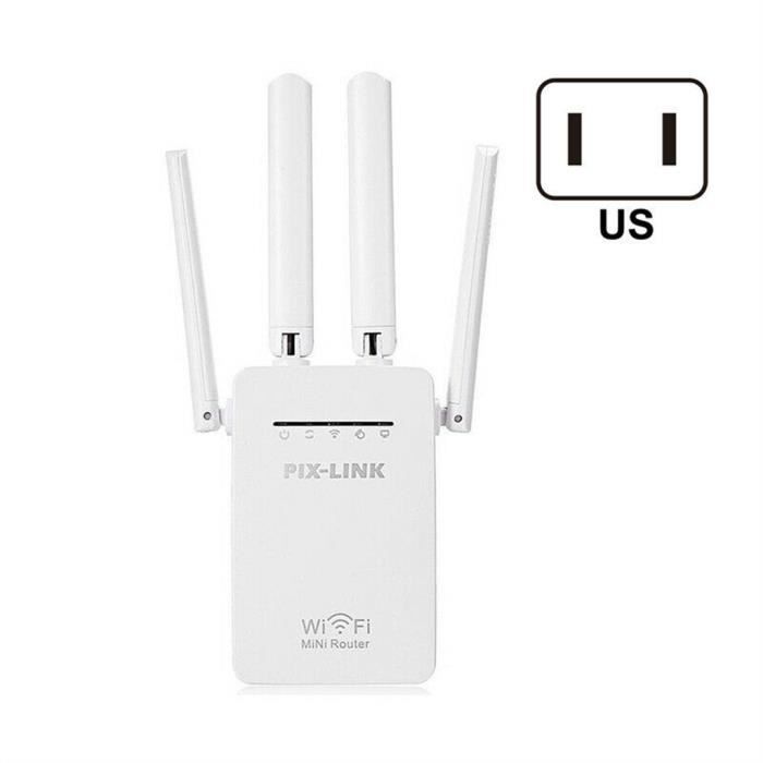 Amplificateur de signal de plage d'extension WiFi Répéteur réseau bi-bande sans fil 300 Mbps _dees2206