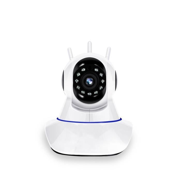 Caméra de surveillance Camera IP 1080P Wifi-avec Audio Bidirectionnel-Sécurité Maison IR Vision Nocturne