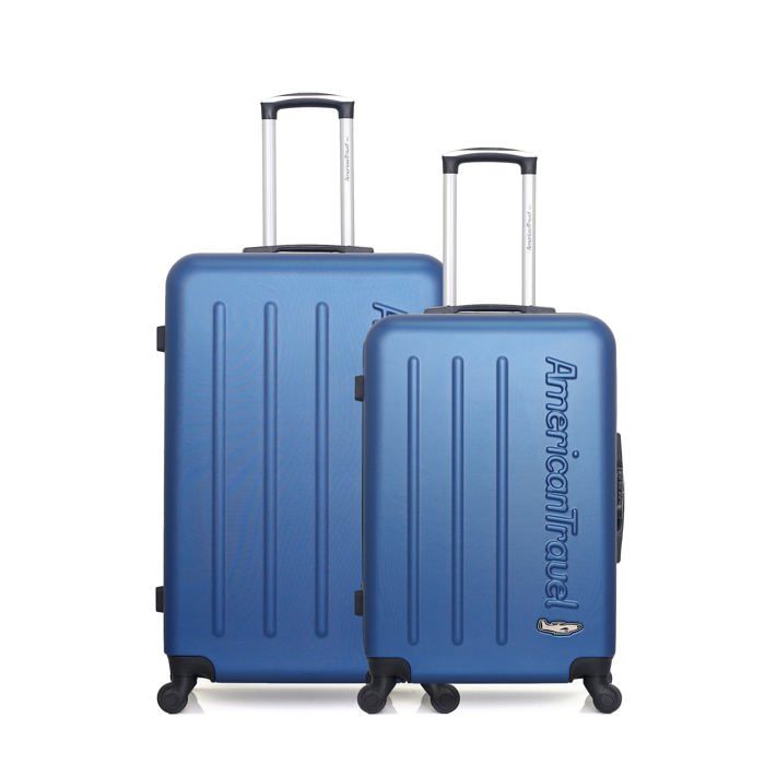 HERO – SET DE 2 - ABS – 75cm – 4 roues – LAGOS-DUPLEIX – GRIS