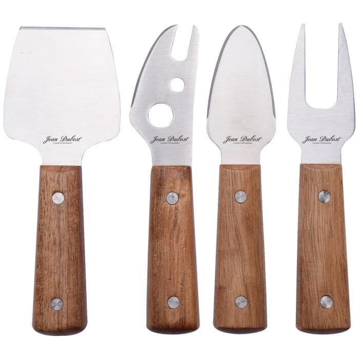 JEAN DUBOST Set 4 pièces pour le fromage Natural Life
