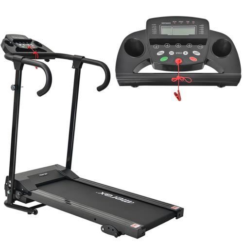 Tapis Roulant Électrique- Écran LCD Compact - Pliable et Rétractable-116 x 64 x 124 cm