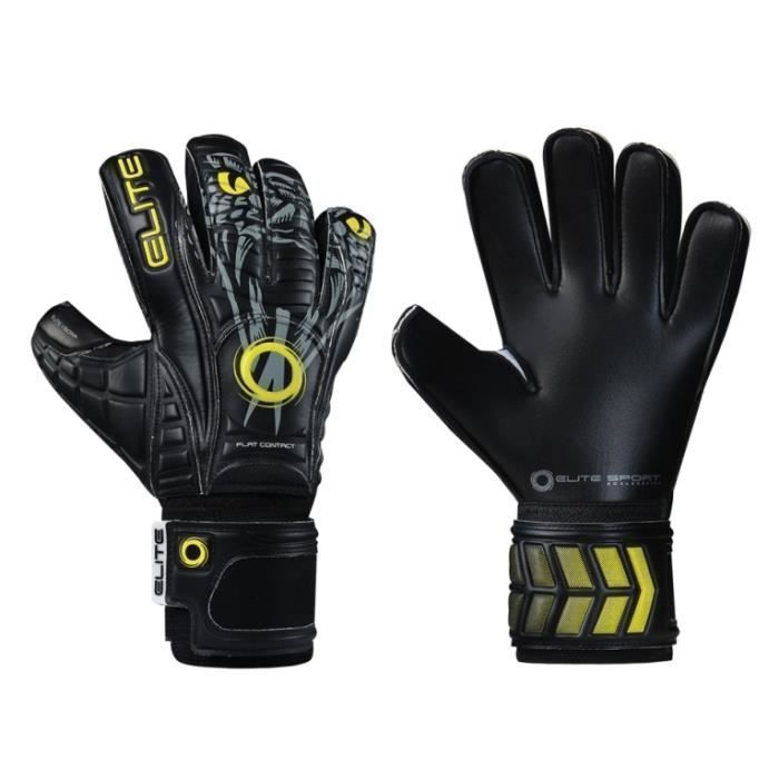 Gants de gardien Elite Sport Vibora - noir/jaune - 8