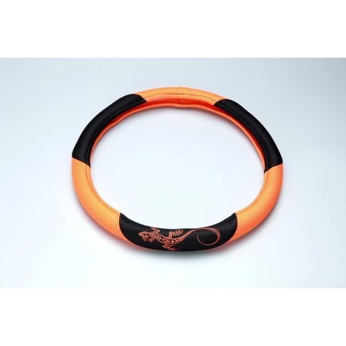Couvre Volant -Reptilia- Orange