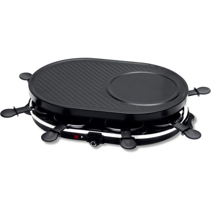NAELIA RGL-H3002-NAE Appareil à raclette 8 personnes - Noir