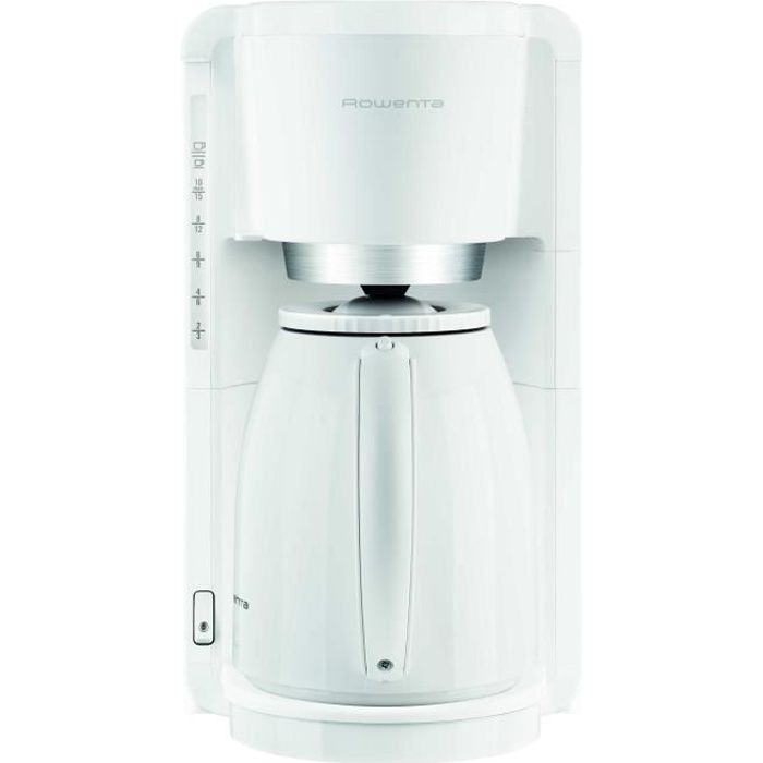 ROWENTA CT380110 Cafetière filtre avec verseuse isotherme Adagio - Blanc