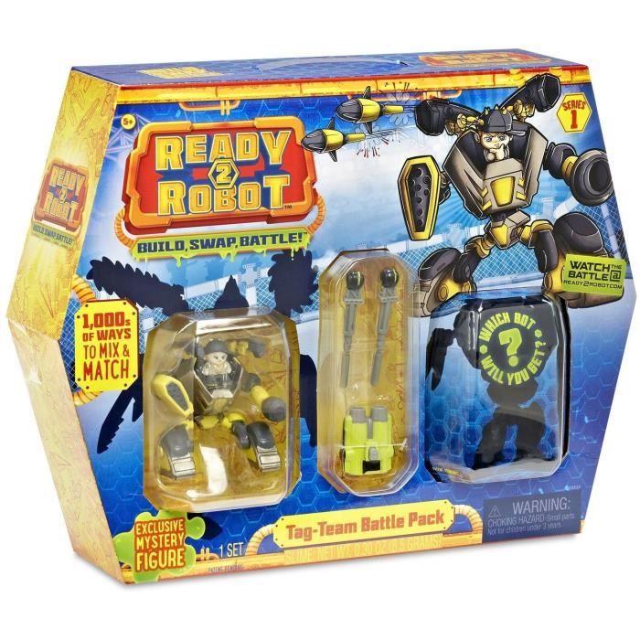 SPLASH TOYS - 1 Capsule Ready2Robots Battle Pack Tag Team - 4 surprises