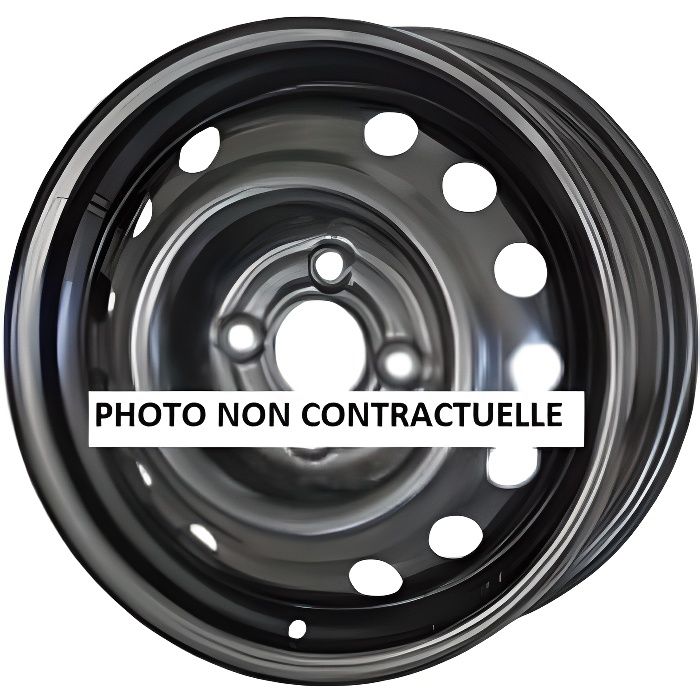 Jante tôle 16 pouces ( 6,5 x16 entraxe 100 ) Renault Clio III depuis 09/05