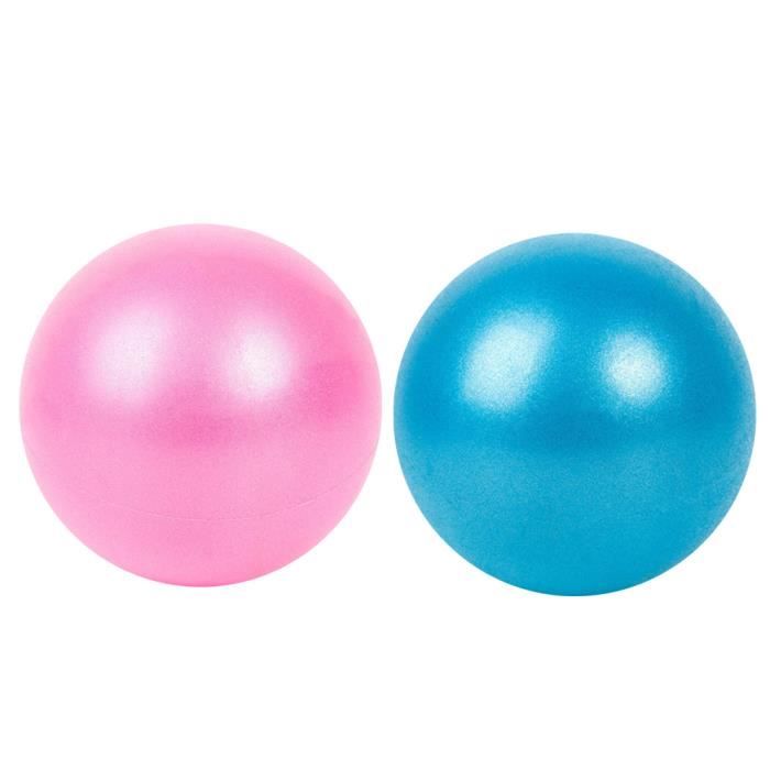 2 PCS 25 CM Balle De Yoga Flexible Balance Fitness Ballon PVC Pilates Ball Auxiliary TAPIS DE SOL - TAPIS DE GYM - TAPIS DE YOGA