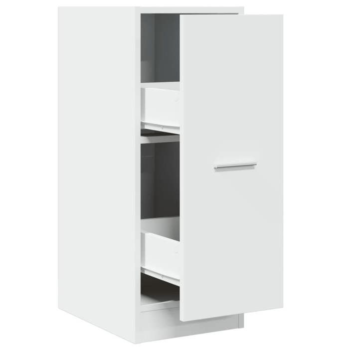 Armoire dapothicaire - mango - Armoire haute - blanc 30x41x775 cm bois dingénierie M1340