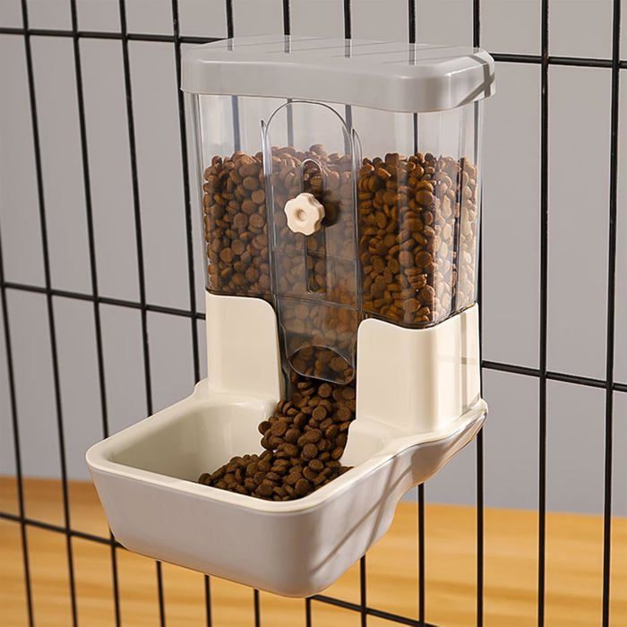 Distributeur automatique de nourriture pour animaux de compagnie 800ml Distributeur de nourriture ajustable pour petits animaux