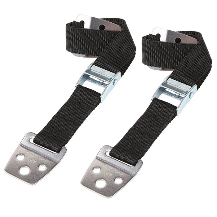 Lot de 2 sangles anti-basculement pour TV et meubles Protection de verrouillage de sécurité pour bébé 25 x 80 cm (argent)