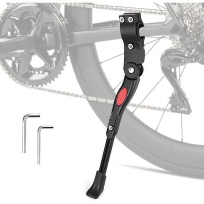 Béquille Double Réglable Pour Vélo 24-29 Pouces - Stable, Antidérapante - Pour VTT Et Ville