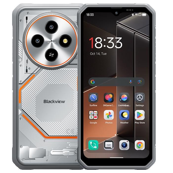 Blackview FORT 100 (NFC - 6.56'' - 128 Go, 8 Go RAM) Blanc