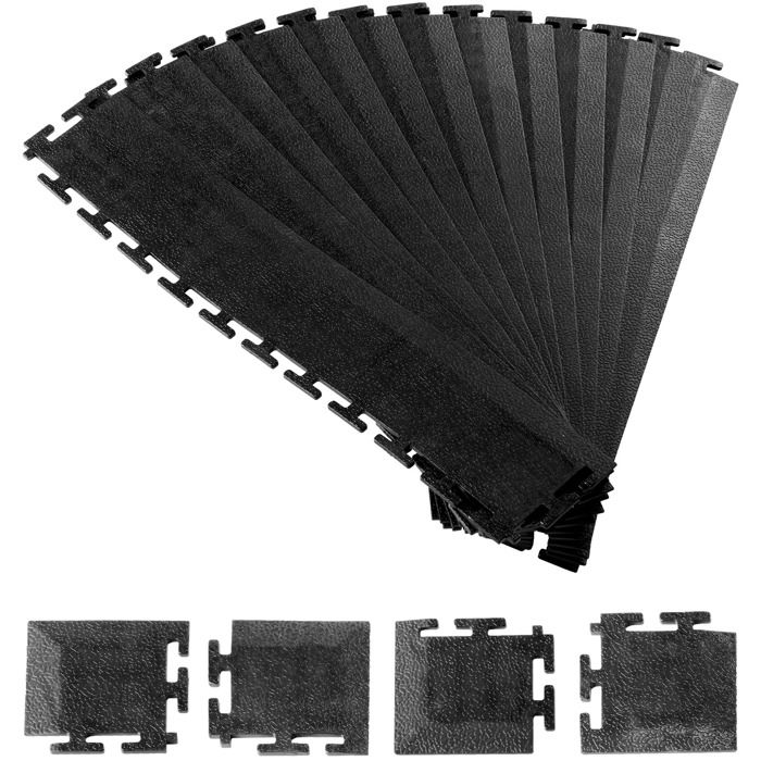 Tapis De Sol Pour Garage Emboîtables – Noir, Gris, Blanc – 4/8/12 Pièces, Antidérapant Et Résistant