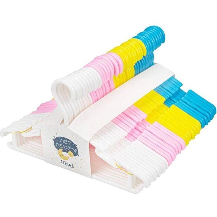 cintres enfants 40 cintres vêtements bébé Étagère en plastique 28 cm