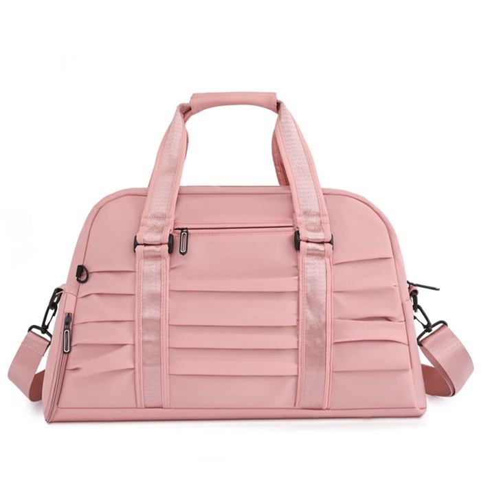 Sac de sport pour femme sac de sport outdoor compartiments étanches et imperméables sac de gym sac de voyage couleur rose