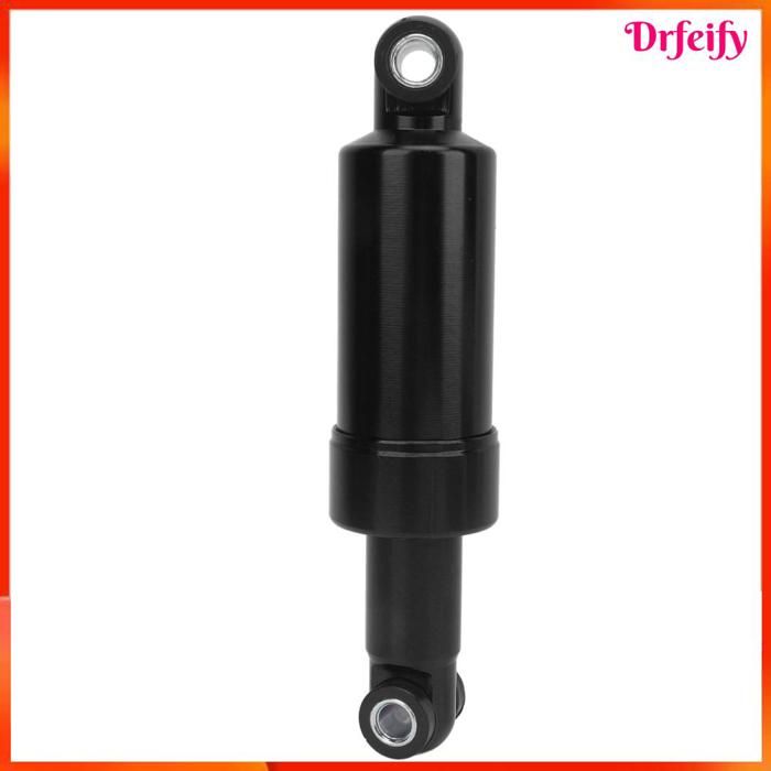 Akozon Amortisseur Réglable en Aluminium pour Trottinette Électrique 150mm Noir