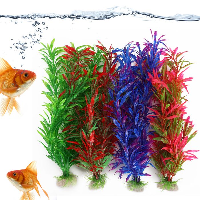 Meilleurs prix pour SALALIS Plantes aquatiques en plastique Belles Plantes Artificielles dAquarium Ornement dHerbe dEau animalerie racine