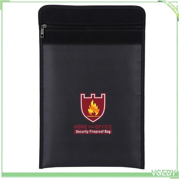 Sac ignifuge - FAFEICY - Pochette double face - Ignifuge & étanche - Fibre de verre/alu - 38×28×0 25 cm