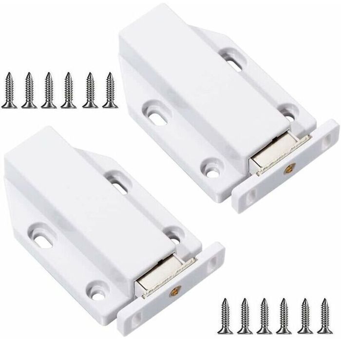 Grands loquets de porte magnétiques à libération tactile pour placard vitrine par pression pour ouvrir/fermer la porte avec une Grands loquets de porte magnétiques à libération tactile pour placard vitrine par pression pour ouvrir/fermer la porte avec une