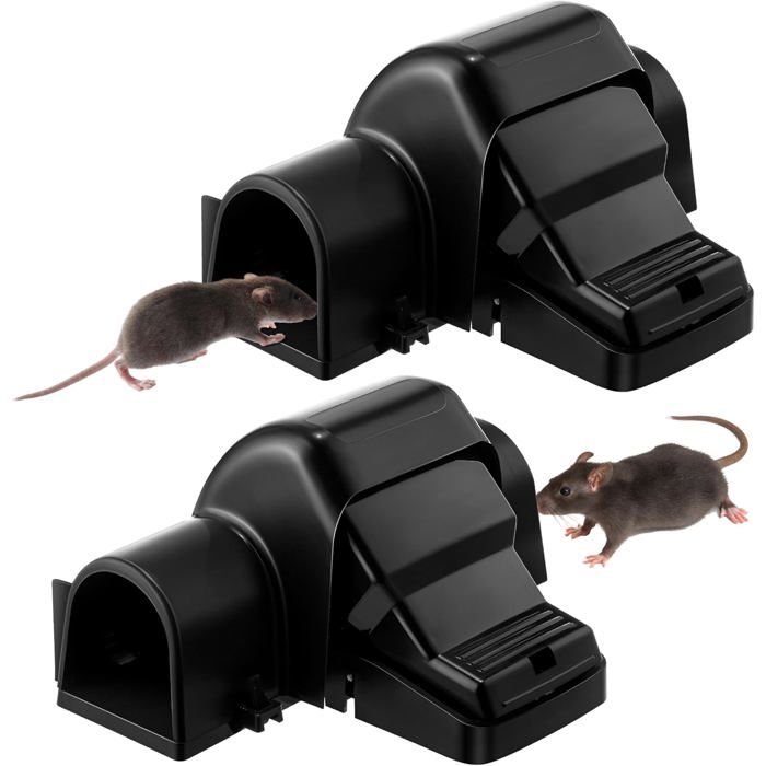 Pièges à Rats Qui Attraper instantanément pièges à Rats et Souris sans cruauté pour lintérieur et lextérieur Attrape-Rats s (2