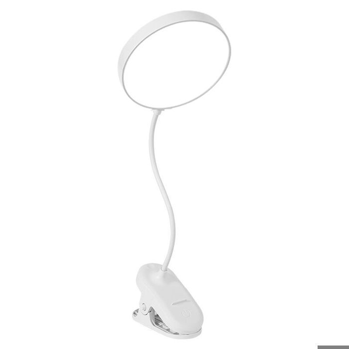 Lampe LED à pince rechargeable USB 3 modes lumière protection yeux lecture bureau chambre Lampe LED à pince rechargeable USB 3 modes lumière protection yeux lecture bureau chambre