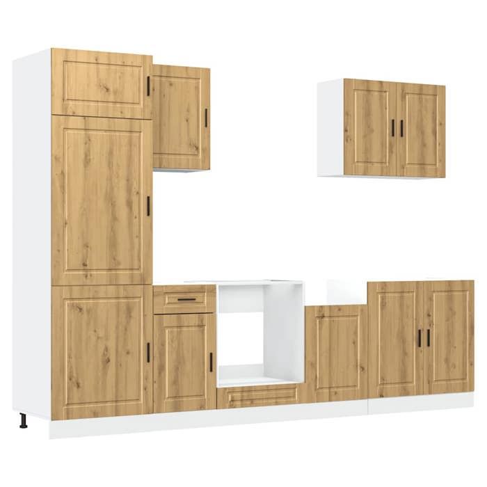 Maison Exclusive - Ensemble darmoires de cuisine 7 pcs Kalmar bois dingénierie Maison Exclusive - Ensemble darmoires de cuisine 7 pcs Kalmar bois dingénierie