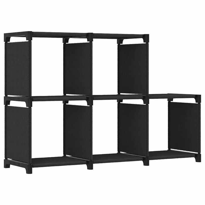 Meuble de salon - VIDAXL - Étagère daffichage 5 cubes Noir 103x30x72 5 cm Tissu 307
