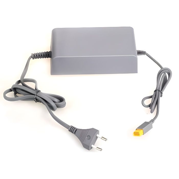 Adaptateur Alimentation pour Nitendo WII U Gamepad Jeux EU Prise AC