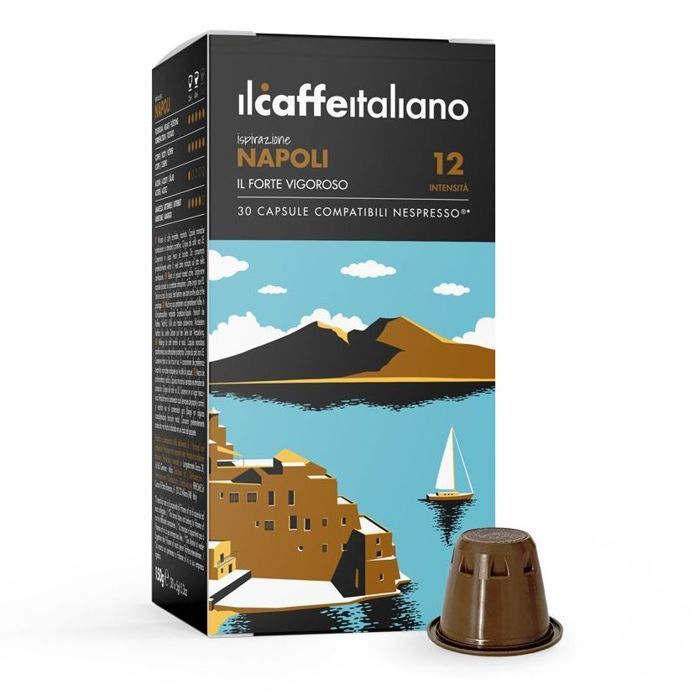 Café Napoli Extreme Centochicchi - 100 Capsules Compatibles Nespresso®