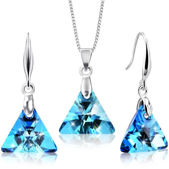Bijoux Femme - Boucles D'oreilles Géométriques, Pour Femme, En Or 9 Carats. - Boucles D'oreilles