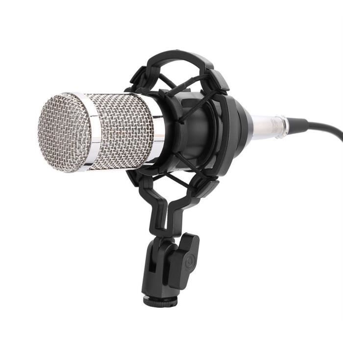 BOYOU Set de microphones à condensateur audio professionnel Micro d' enregistrement audio de studio avec support de choc Chant - Cdiscount TV  Son Photo