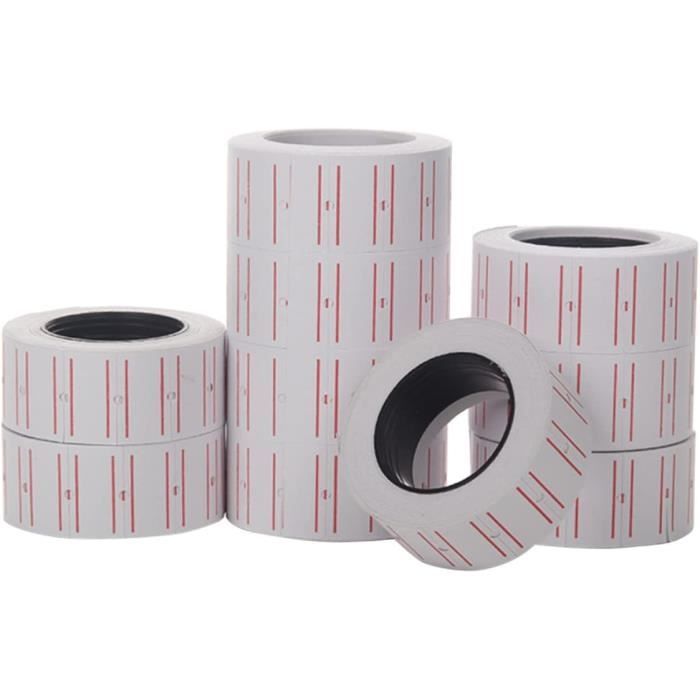 Lot De 20 Rouleaux D'étiquettes Autocollantes à 8 Chiffres Pour Prix